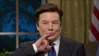 Mike Myers as Elon Musk on "SNL."